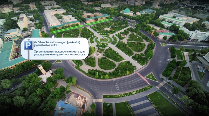 сквер амира темура, ташкент, цодд