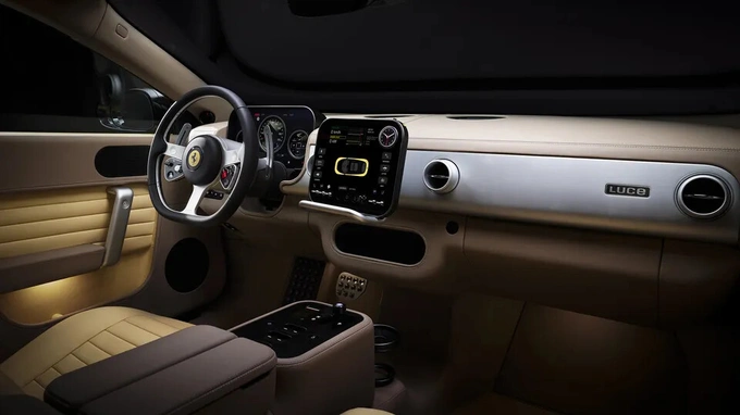elektromobil, ferrari, luce