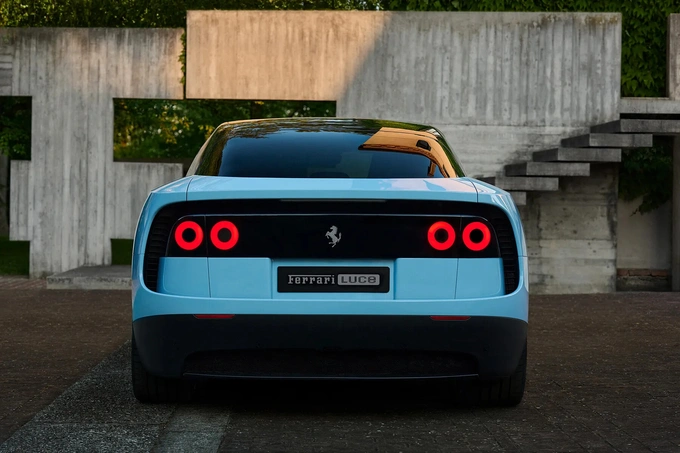 elektromobil, ferrari, luce