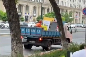 В Ташкенте оштрафовали управление благоустройства за изъятие рекламных штендеров у бизнеса