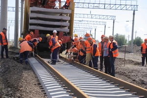 В Сырдарьинской области началось строительство железной дороги Хаваст — Даштабад
