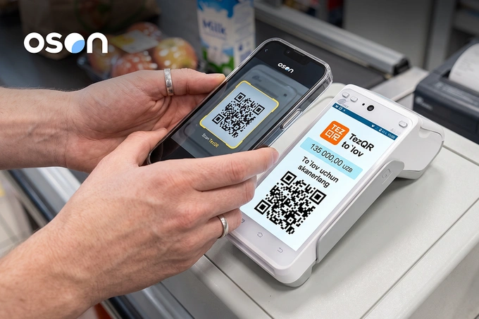 Tez QR теперь доступен прямо в приложении OSON