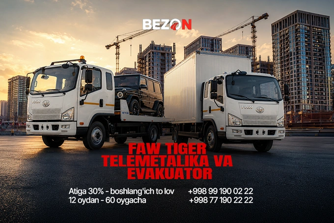 BEZON mijozlarga maxsus texnika bo‘yicha kompleks xizmatlarni taqdim etmoqda