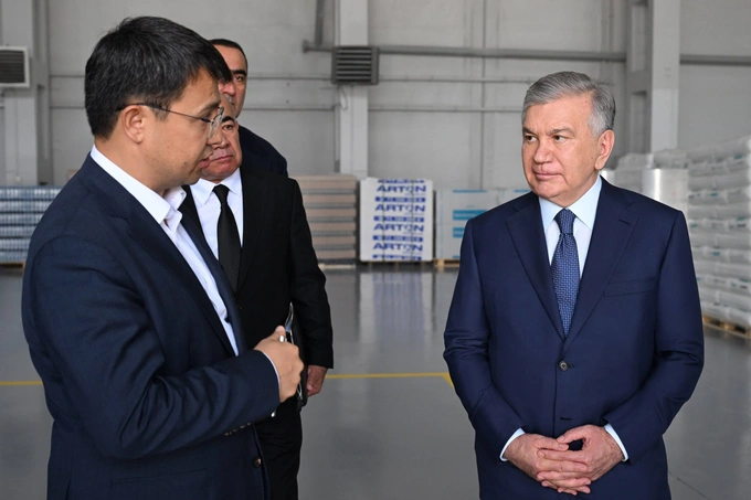 chirchiq, ishlab chiqarish, polimer, prezident, shavkat mirziyoyev