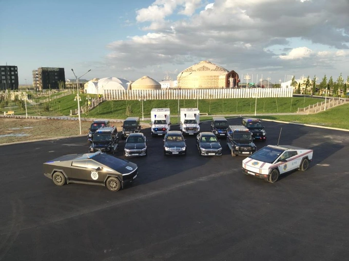 cybertruck, tesla, казахстан