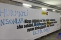 uklon, баннер, метро ташкента