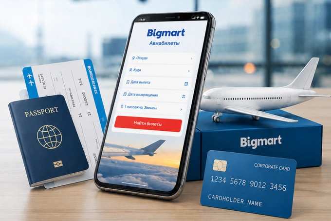 Bigmart запустил возможность покупки авиабилетов по перечислению для юридических лиц
