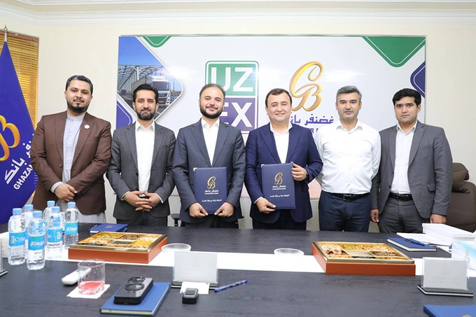 Узбекская республиканская товарно-сырьевая биржа и Ghazanfar Bank развивают узбекско-афганскую торговлю