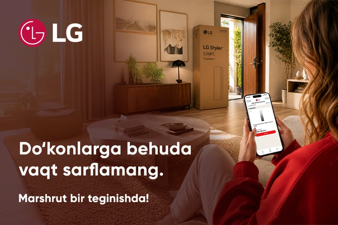 lg electronics uzbekistan, reklama