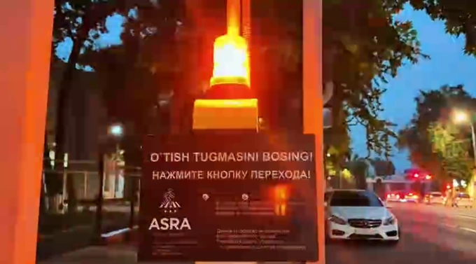 ogohlantirish, piyodalar o‘tish joyi, toshkent, yo'l harakati xavfsizligi