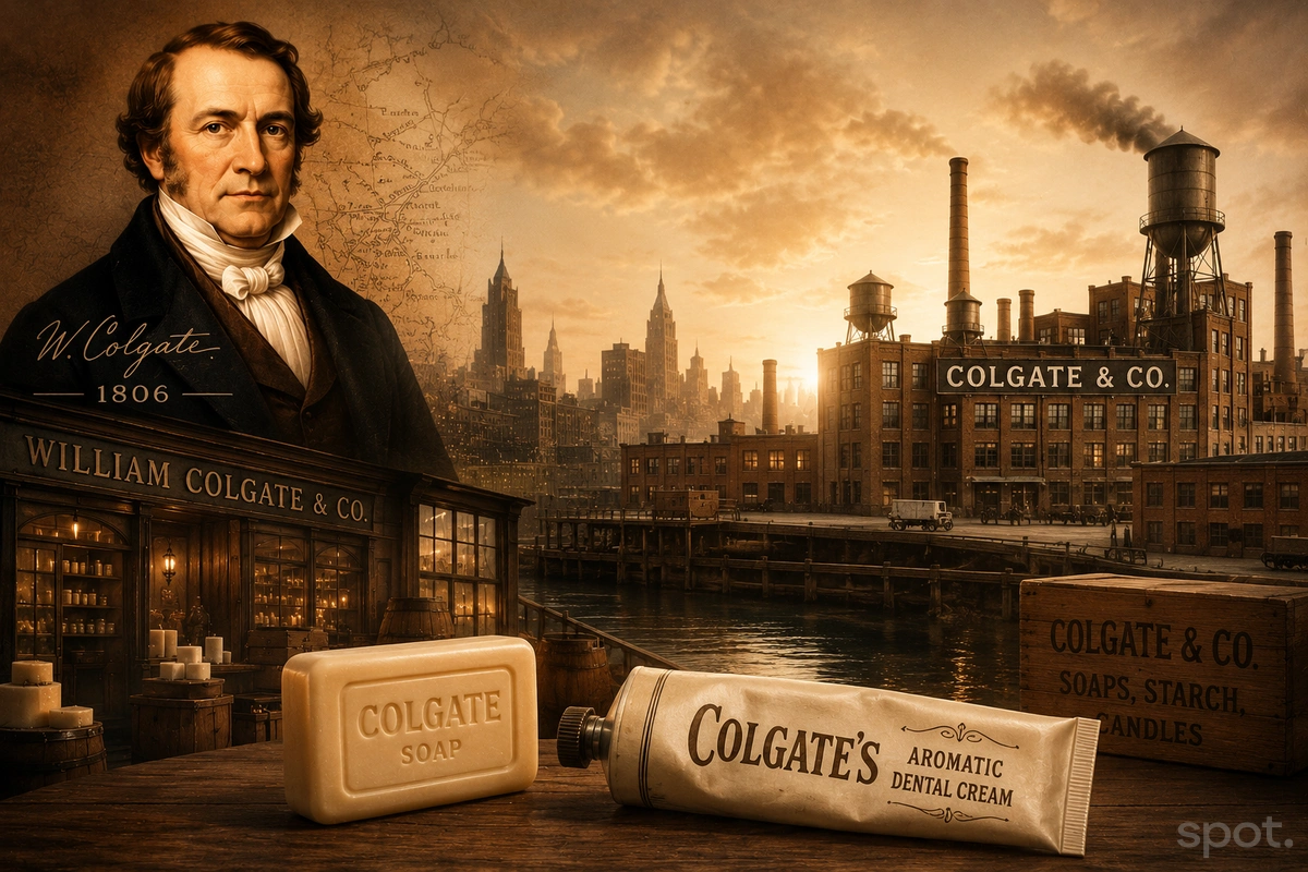 Biznes tarixi: nomi oliygohga berilgan Colgate brendi