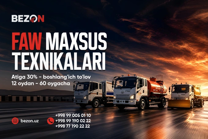 FAW maxsus texnikalari: biznes uchun ishonchli va zamonaviy yechim