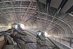Toshkent yer usti metro bekatining tom qismi qulab tushdi, jarohatlanganlar bor