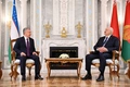 aleksandr lukashenko, belarus, minsk, prezident, shavkat mirziyoyev, traktor