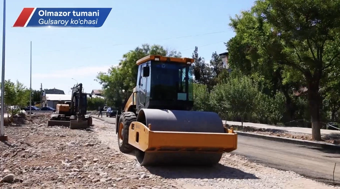 olmazor tumani, ta'mirlash, toshkent, yo'l harakati