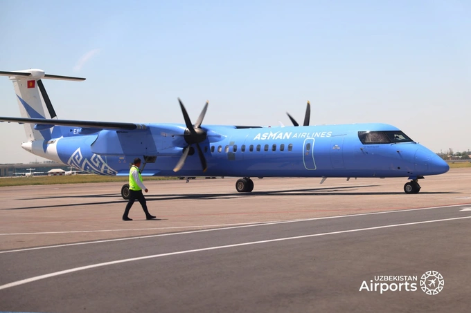 asman airlines, авиарейсы, кыргызстан, иссык-куль