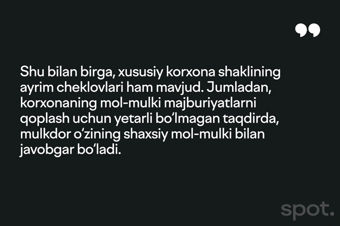 mchj, o‘z-o‘zini band qilish, tadbirkorlik, ytt