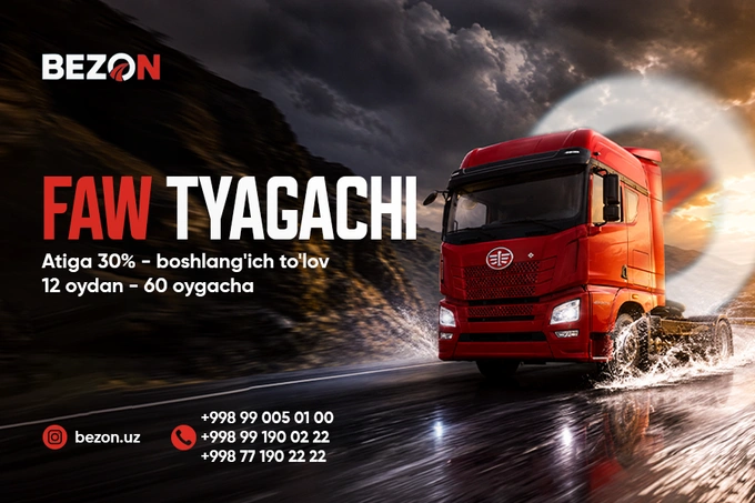 BEZON O‘zbekistonda FAW yuk avtomobillarining rasmiy dileri sifatida qanday yechimlarni taklif qilmoqda