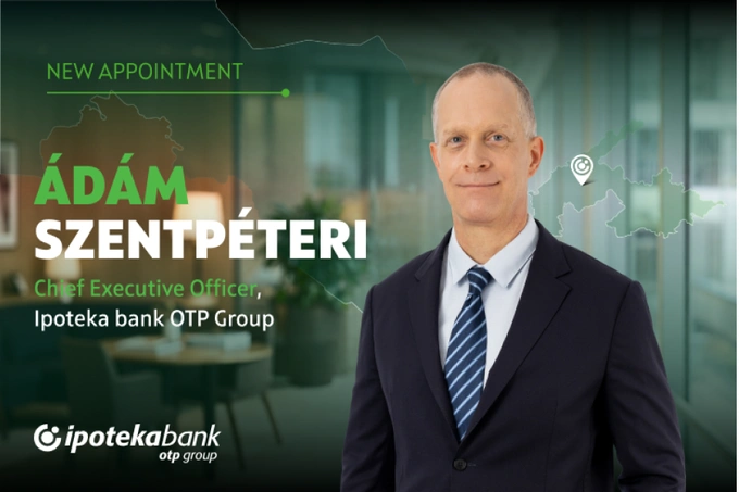 Адам Сентпетери назначен новым председателем правления Ipoteka bank OTP Group
