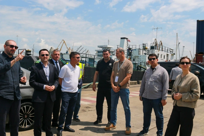 batumi porti, gruziya, poti porti, prezident, shavkat mirziyoyev, transport