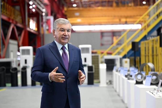 metallurgiya, o'zmetkombinat, prezident, shavkat mirziyoyev