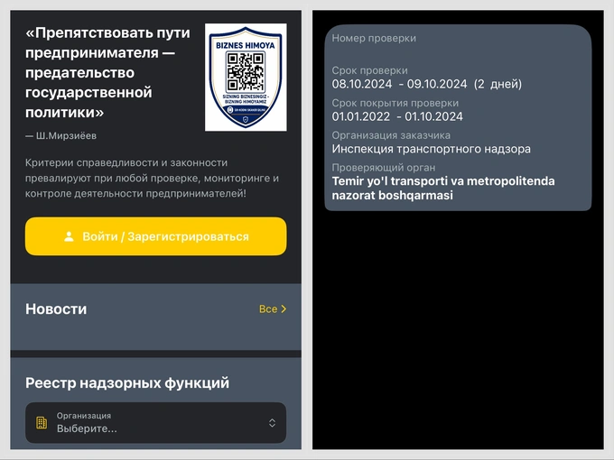 бизнес-омбудсман, проверки, чиновники