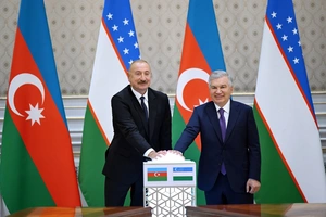 Davr Bank, курорт Sea Breeze Uzbekistan и пять АЗС SOCAR: Мирзиёев и Алиев запустили ряд проектов