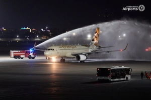 Etihad Airways выполнила первый рейс по маршруту Абу-Даби — Ташкент