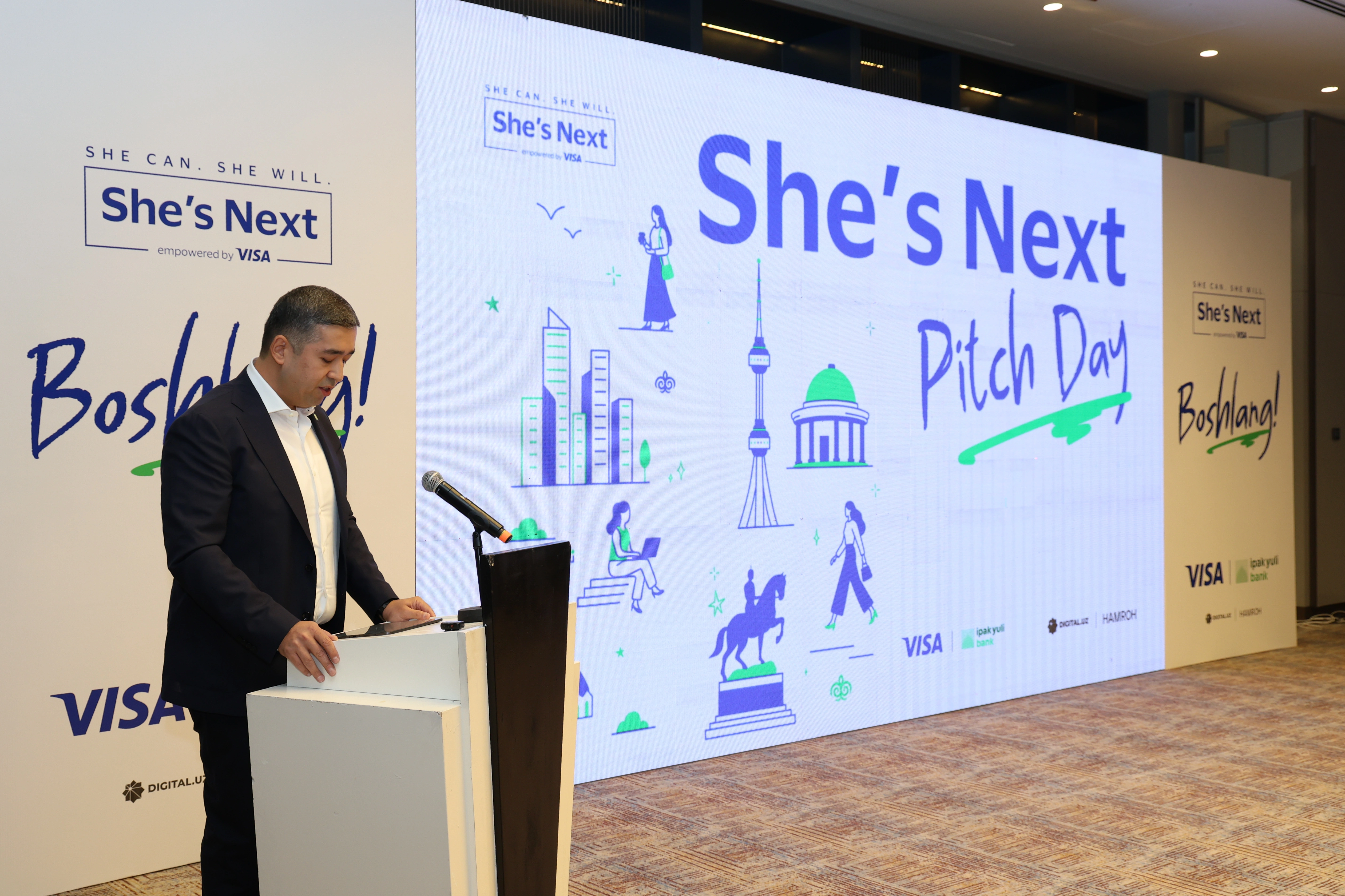 ipak yuli bank, she's next, visa, реклама