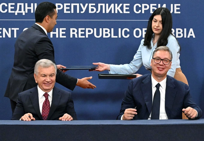 aleksandar vučić, china, npp, nuclear energy, shavkat mirziyoyev