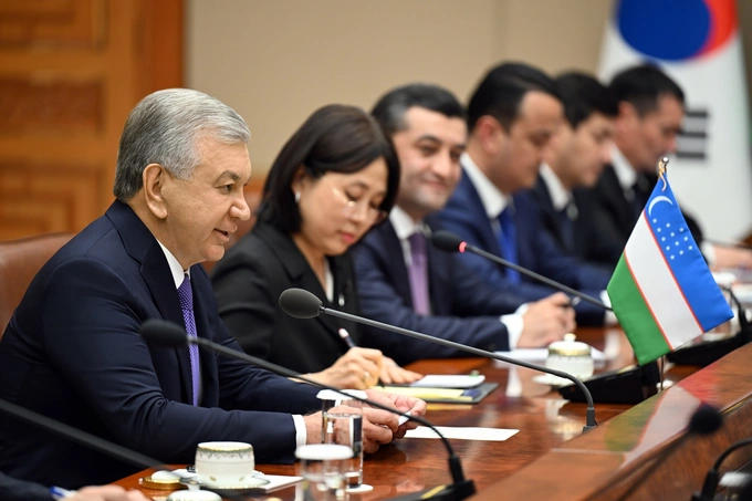 investitsiya, janubiy koreya, li chje myon, prezident, shavkat mirziyoyev