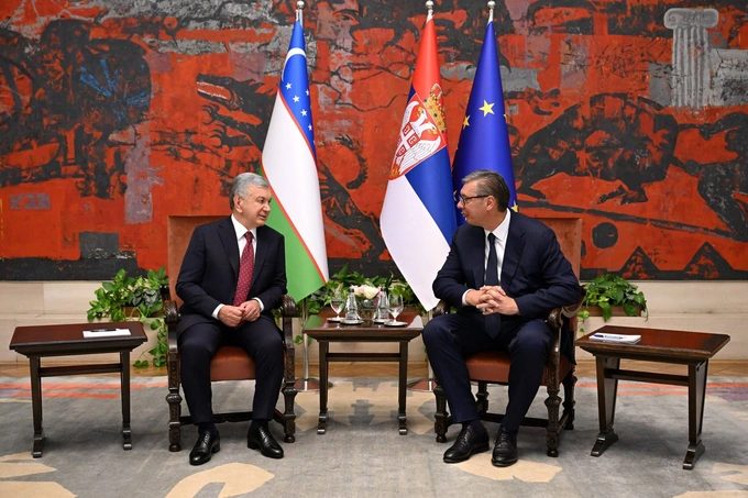 aleksandr vuchich, belgrad, erkin savdo rejimi, hamkorlik, prezident, serbiya, shavkat mirziyoyev