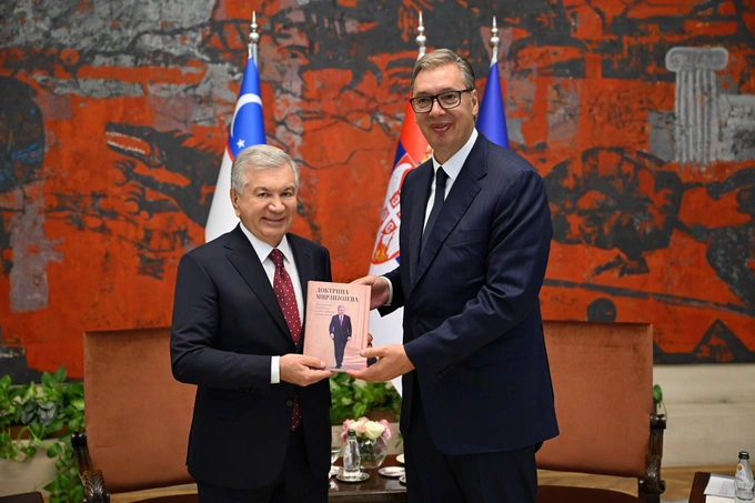 aleksandr vuchich, belgrad, erkin savdo rejimi, hamkorlik, prezident, serbiya, shavkat mirziyoyev