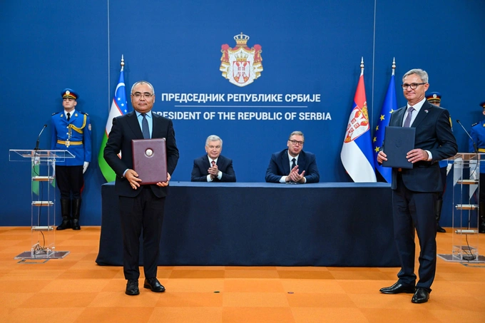aleksandr vuchich, hujjatlar, prezident, serbiya, shavkat mirziyoyev