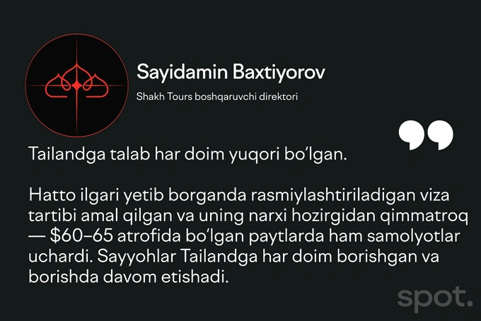o'zbekiston tashqi ishlar vazirligi, sayohat, tailand, turizm, vizasiz sayohat