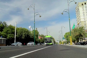 На улице Шахрисабз открылась первая очередь BRT длиной 1,2 километра