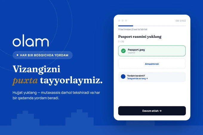 olamvisa, reklama