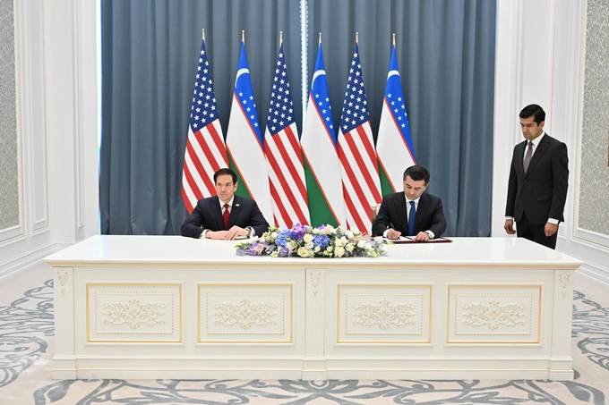 aqsh davlat kotibi, baxtiyor saidov, marko rubio, strategik sheriklik