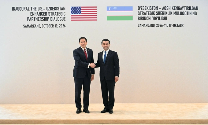 aqsh davlat kotibi, baxtiyor saidov, marko rubio, strategik sheriklik