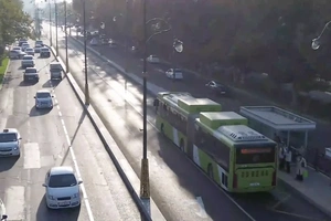 В Ташкенте продлили полосу BRT для автобусов на улице Шахрисабз еще на 1 км