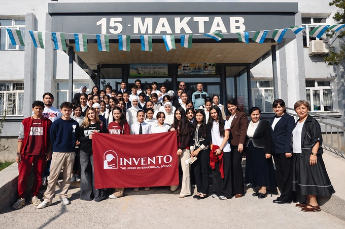 Ученики Invento the Uzbek International School и школы №15 обменялись знаниями на мастер-классах
