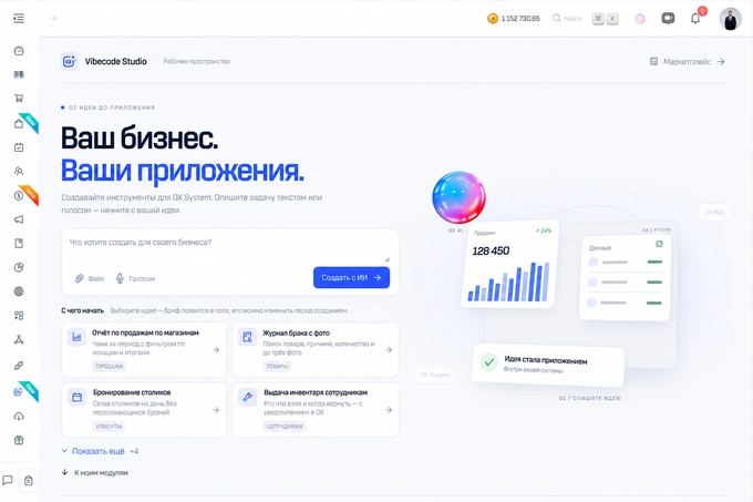ox system, реклама