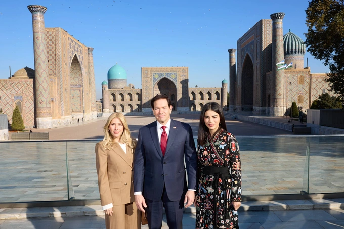 marco rubio, saida mirziyoyeva, samarkand