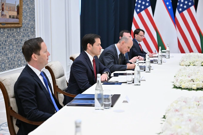 aqsh davlat kotibi, baxtiyor saidov, marko rubio, strategik sheriklik