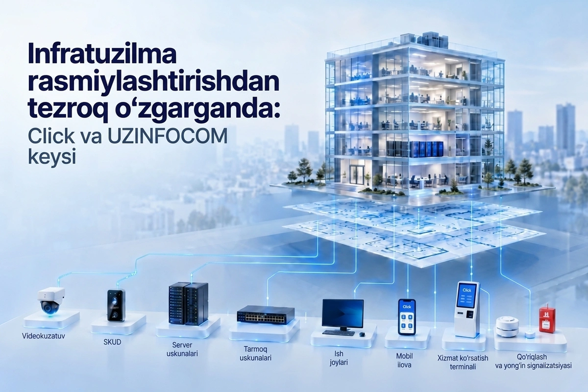 UZINFOCOM: infratuzilma uning holati hujjatlashtirilishidan tezroq o‘zgarganda