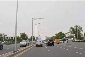 Toshkentning Farg‘ona yo‘li ko‘chasida ham Yashil to‘lqin tizimi ishga tushirildi