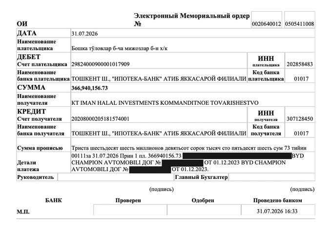 iman invest, islom moliyasi, rustam rahmatov
