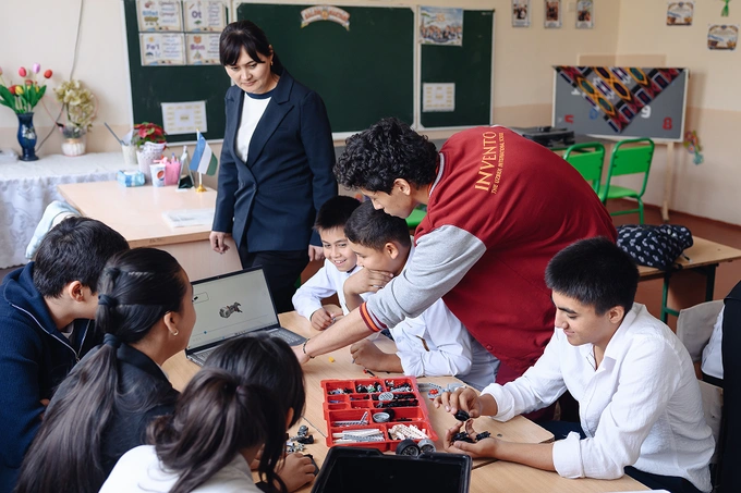 invento the uzbek international school, реклама