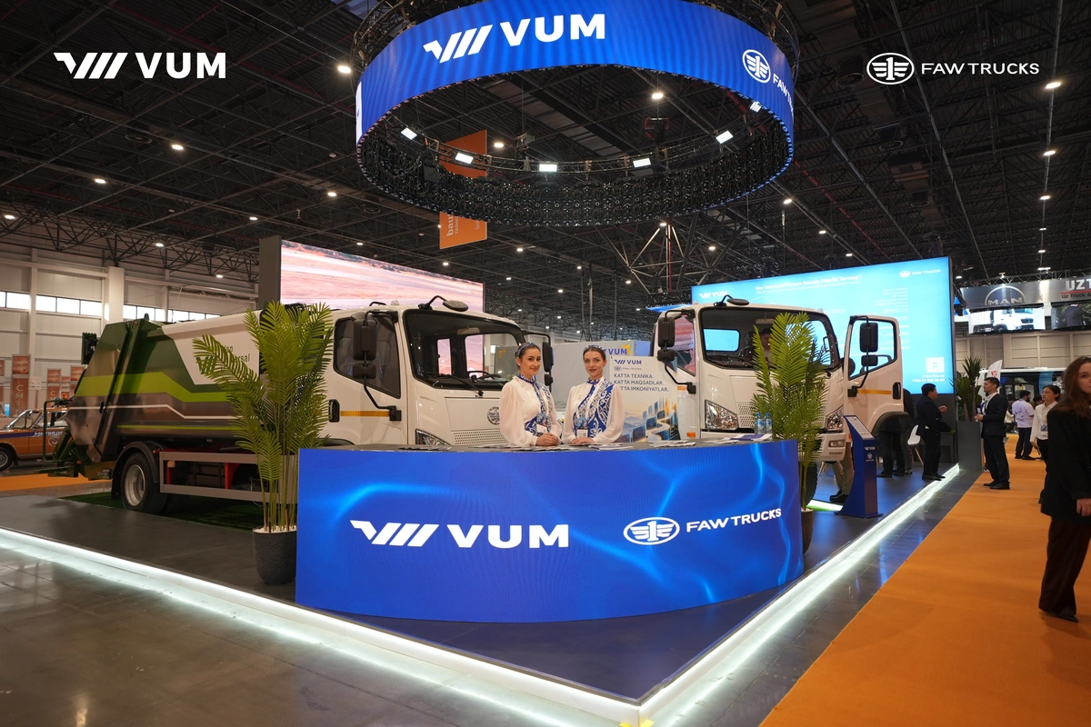 VUM представила новое шасси FAW Tiger V 4×4 на выставке Comtrux Tashkent 2026